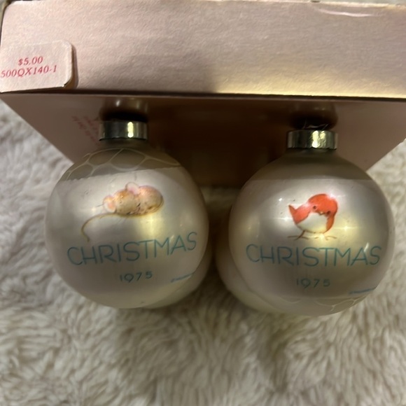 4 Vintage 1975 Hallmark ornaments Little Miracles by Ruth Morehead - Picture 5 of 11